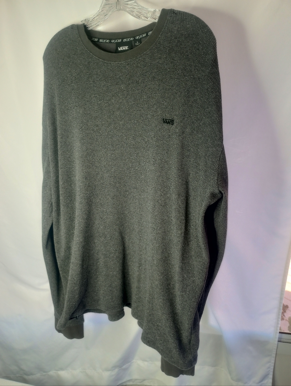 *Vans Long Sleeve Thermal Shirt Size L